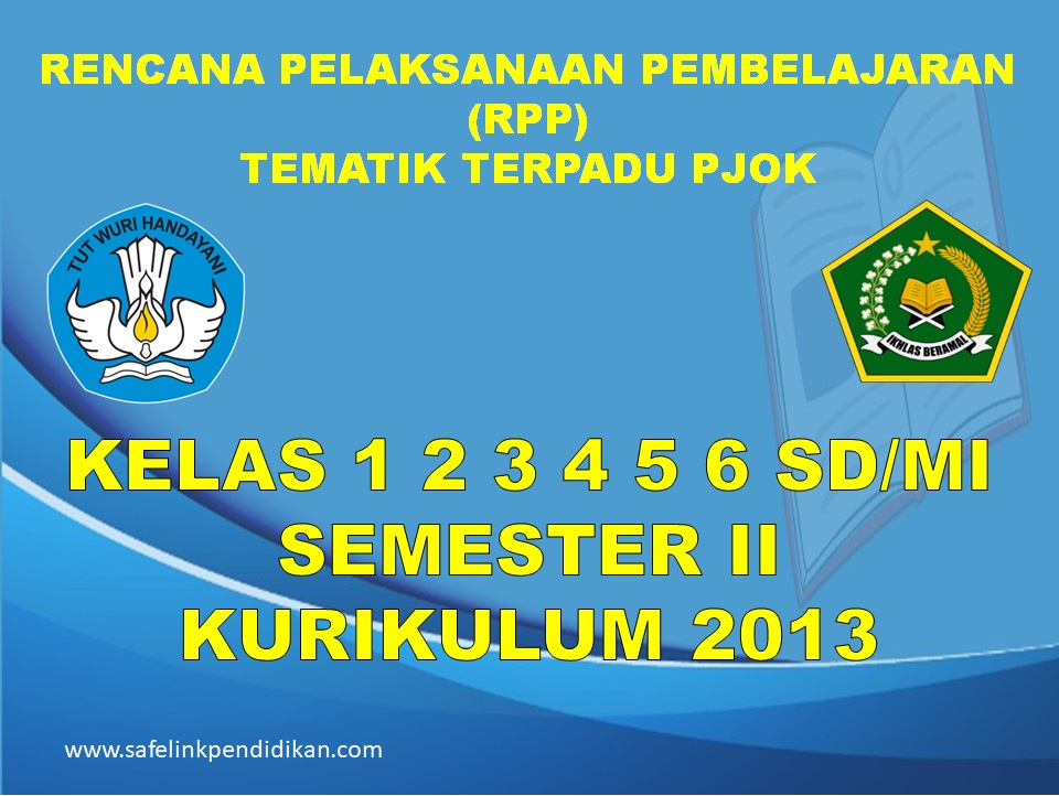 Kumpulan RPP 1 Lembar PJOK Semester 2