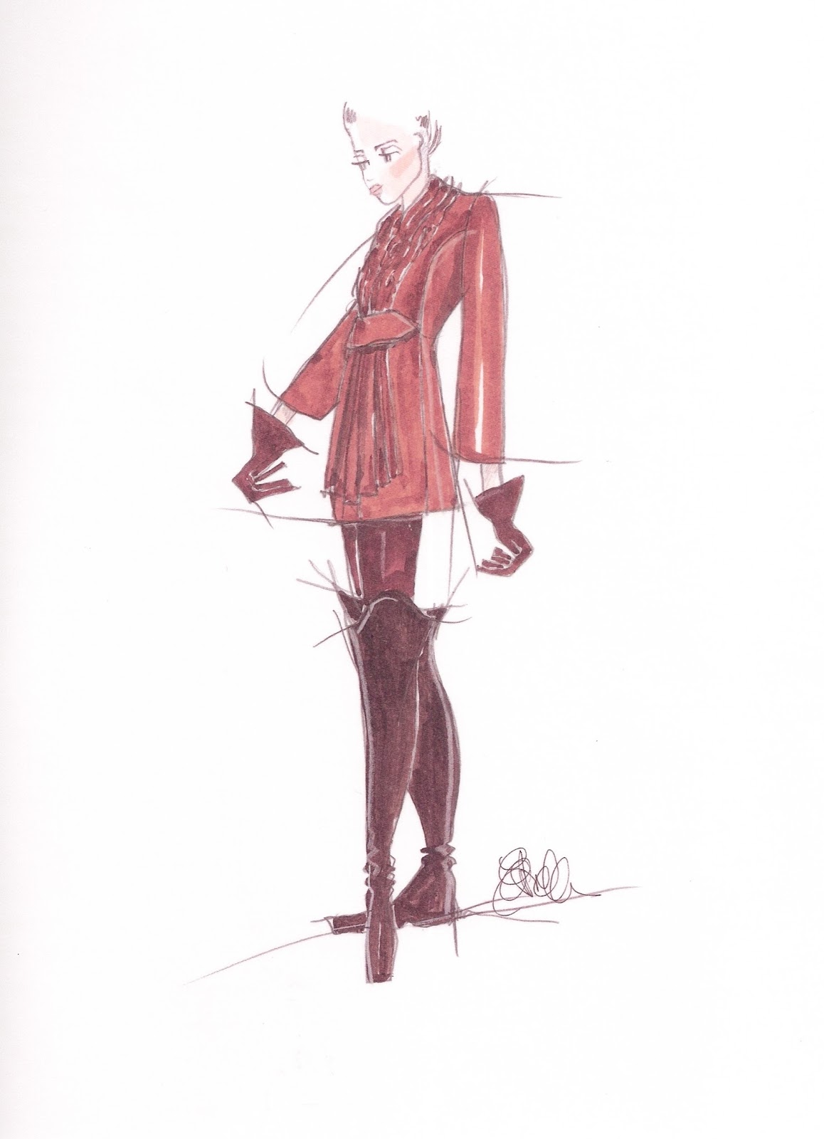 Fashion Illustration Definition Illustration of Many Recent Choices