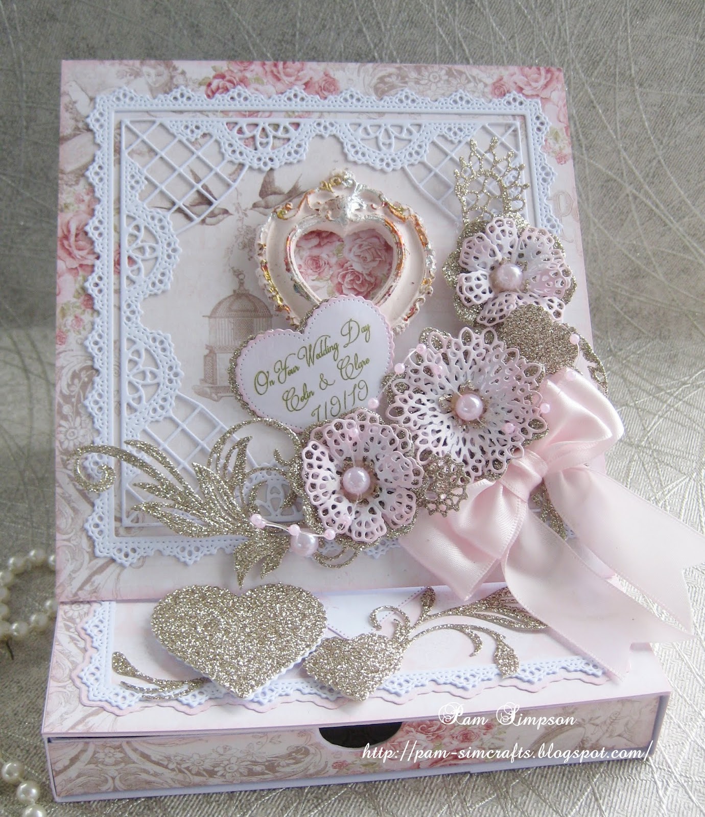 pamscrafts Wedding keepsake..
