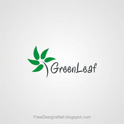 Green Leaf Natural Business logo Editable File Free Download