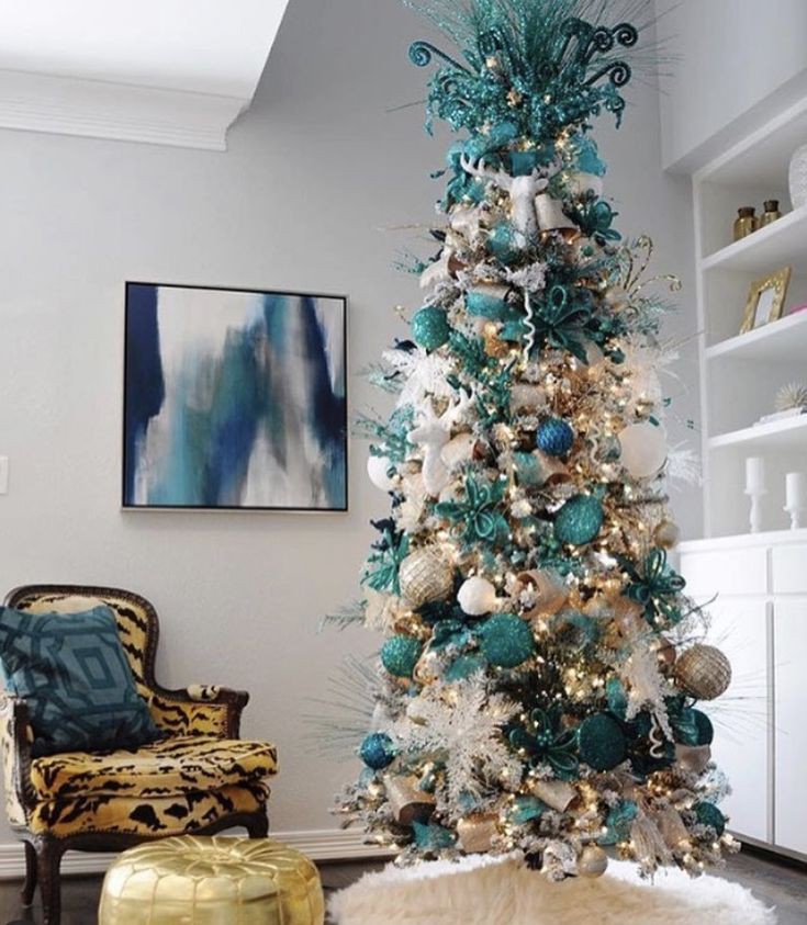 The Most Gorgeous Christmas Tree Ideas From Top Bloggers ~ Happy diwali