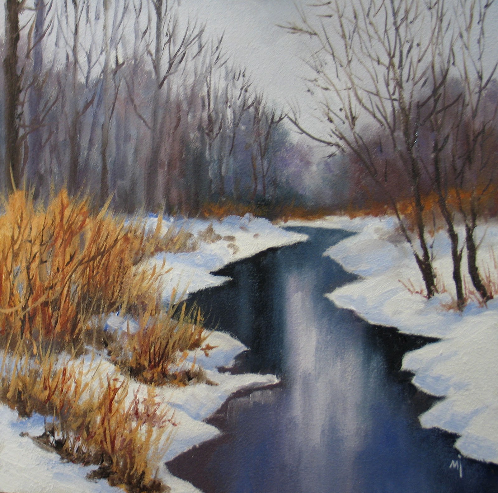 сергей фёдорович шишко зима. темные ручьи живопись зима. константин яковлевич крыжицкий ранний снег. андрей дубровин художник картины. евгений синев пейзажи.