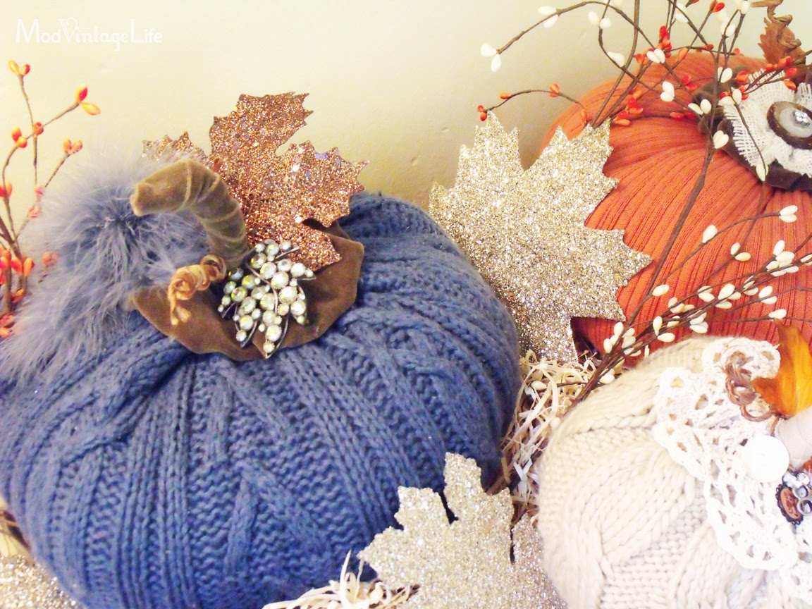 vintage pumpkin sweater