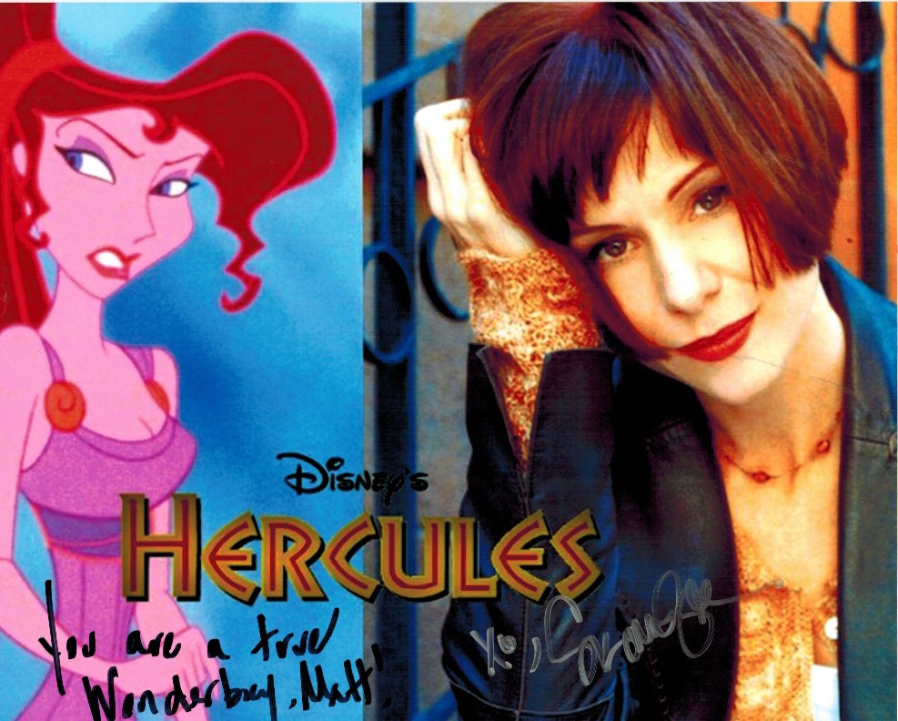 Ms. Susan Egan Actress (Disney Hercules) .