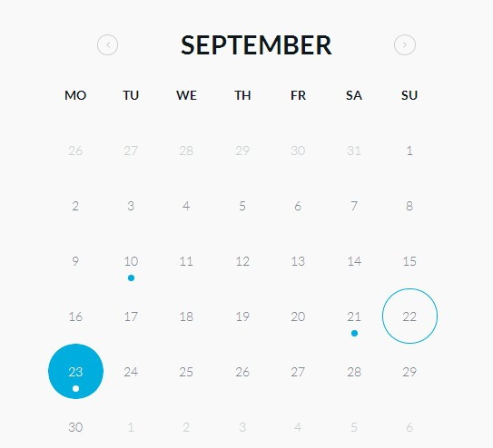  Free Calendar Templates Html & CSS - دروس4يو Dros4U