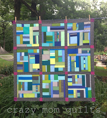 crazy mom quilts: out of my box quilt top