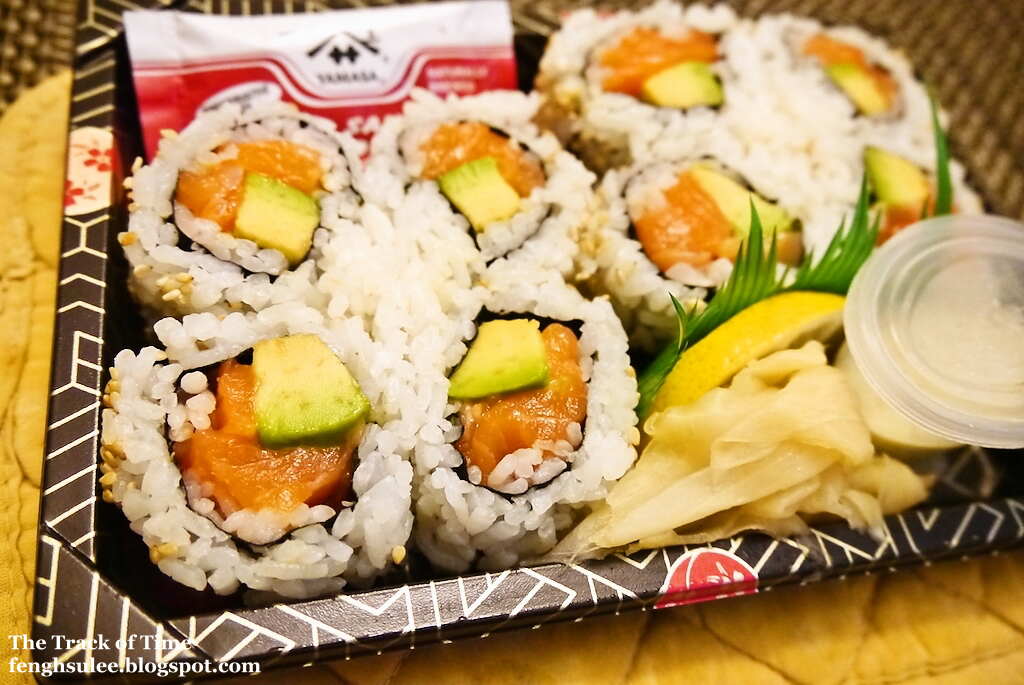 Kikka Sushi Salmon Avocado Roll The Track of Time