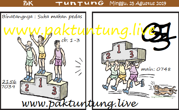 Kode Syair Pak Tuntung Mingu 25 Agustus 2019 Geng Prediksi