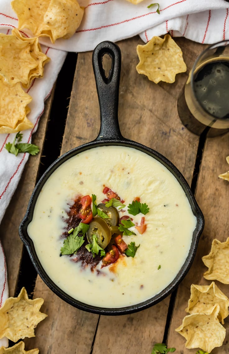 Easy Restaurant Style White Queso Recipe Girls Dishes