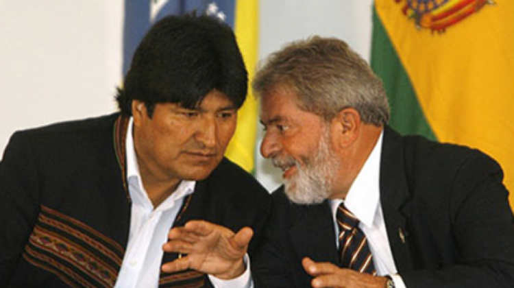 Morales y Lula da Silva tuvieron nexos cercanos como aliados ideológicos desde 2005 / WEB
