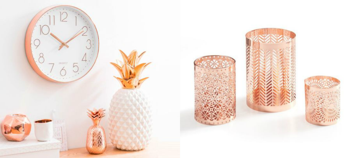 Inspiracao Decoracao Rose Gold Para O Quarto Letras Na Gaveta