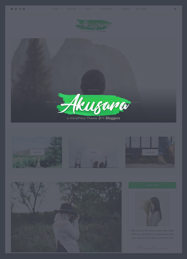 Akusara - Multipurpose Blog Theme
