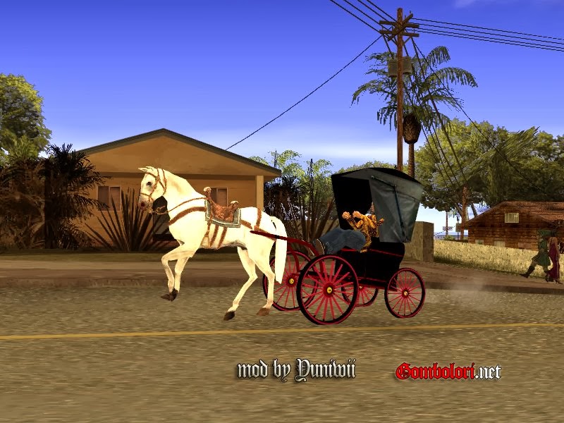 Mods Horse Cart Grand Theft Auto SA