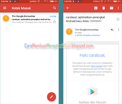 buat akun gmail lewat hp