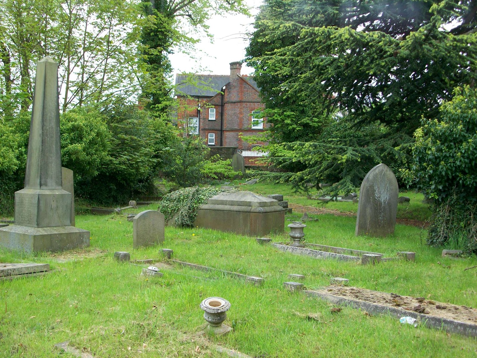 The cemetery at Cemetery Junction Ticking to a Different Tock
