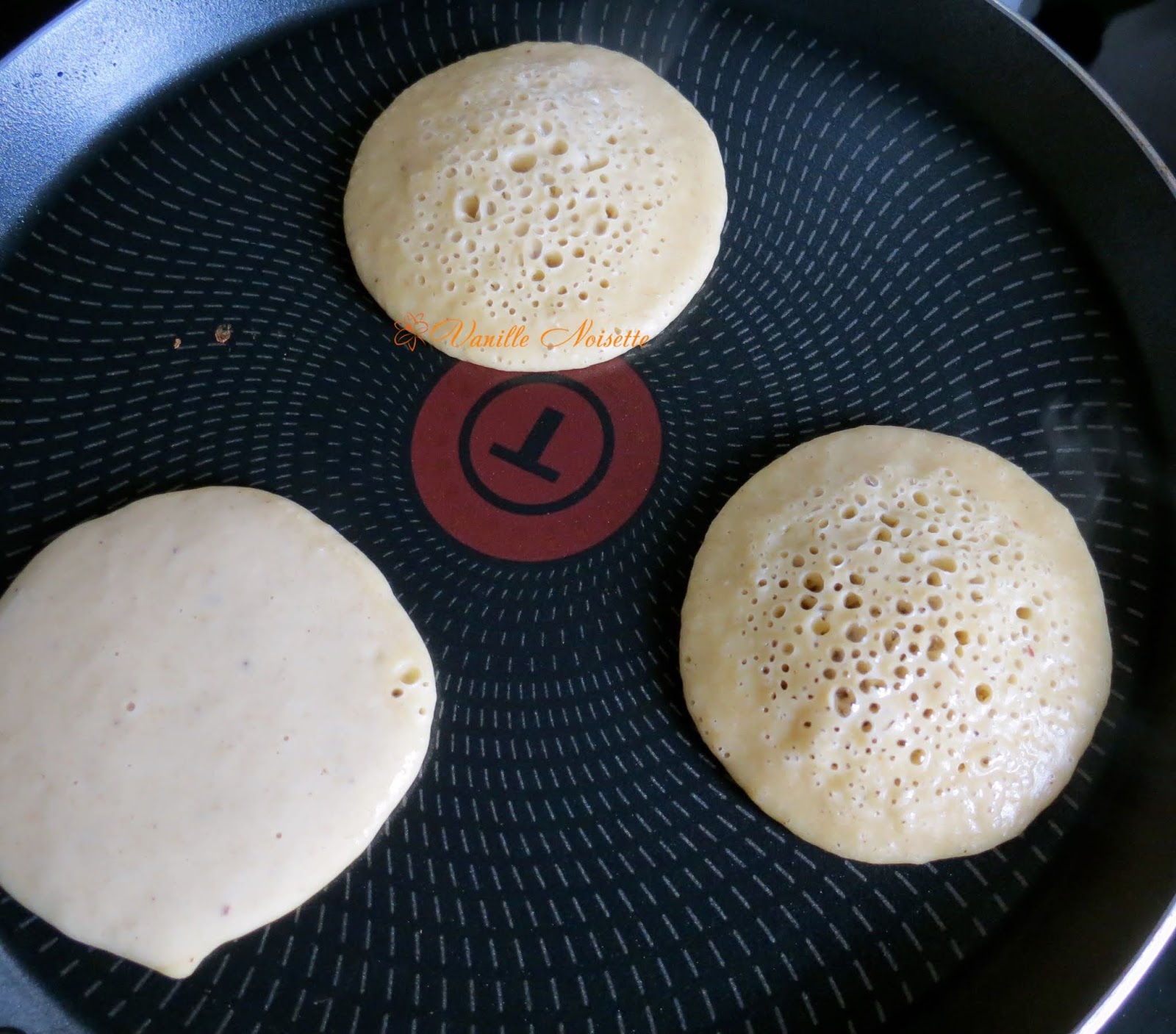 Vanille Noisette LES PANCAKES AUX BLANCS D'OEUFS