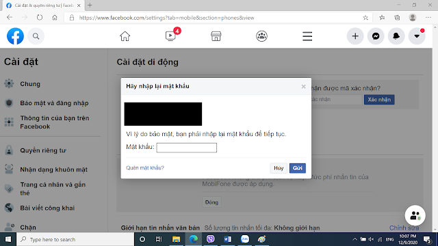 Cách gỡ số điện thoại ra khỏi facebook bằng laptop