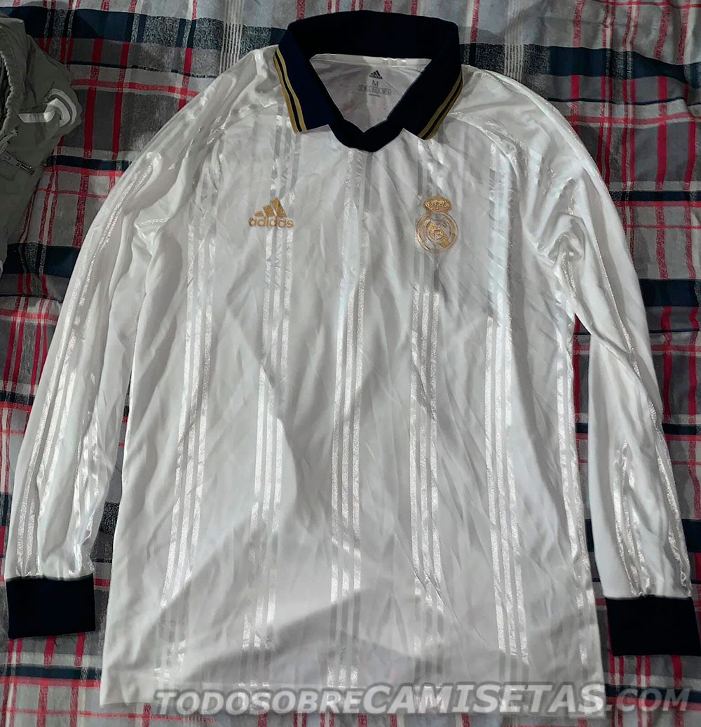Adidas Real Madrid 19-20 Icon Retro Long-Sleeve Jersey Leaked - Footy