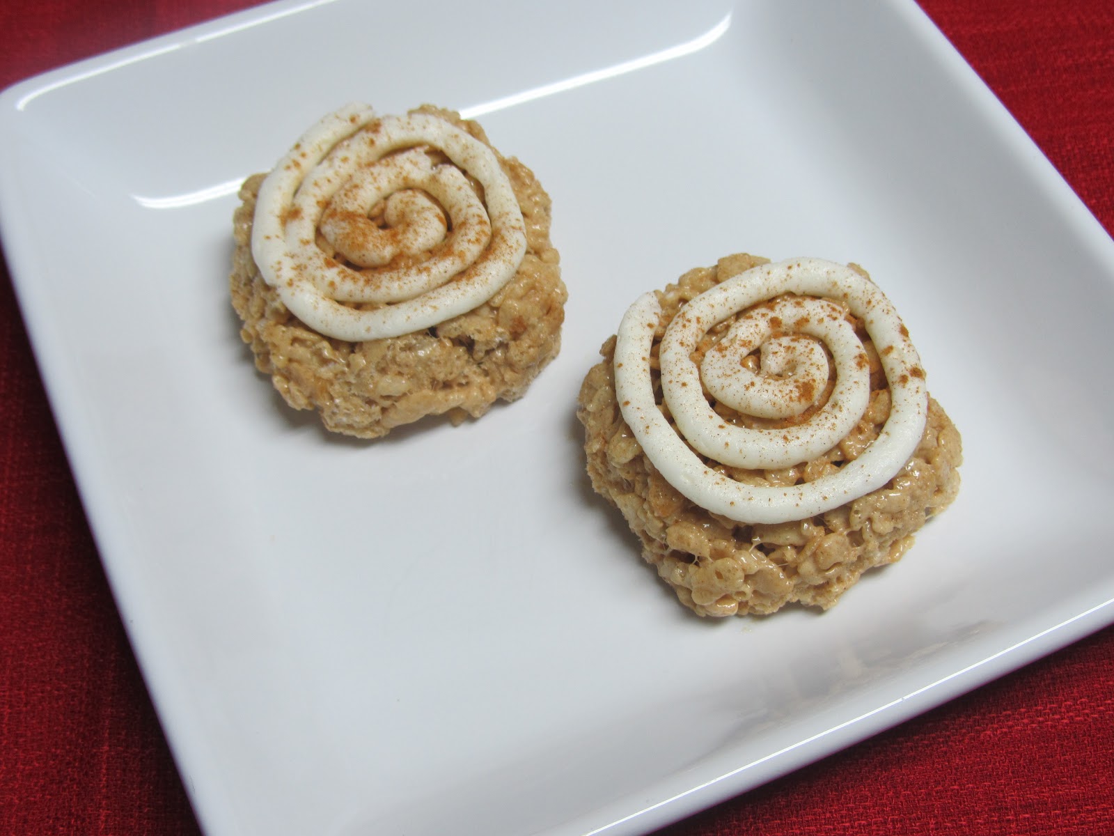 Been There Baked That: Cinnamon Roll Rice Krispie Treats