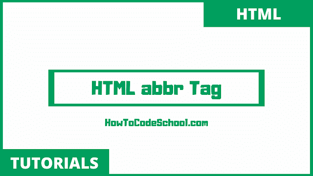 HTML abbr Tag