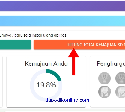 Cara Cepat Menghitung Total Kemajuan Pengisian Kuesioner EDS 2020 Covid-19 PMP Offline