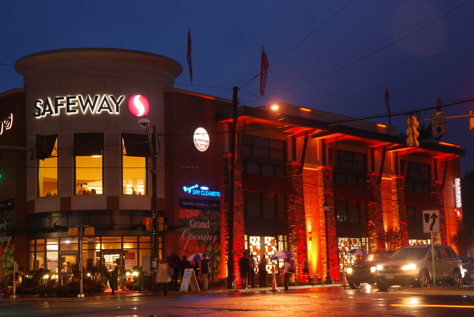 Washington Glass School Safeway Bethesda Opens In Grand Style