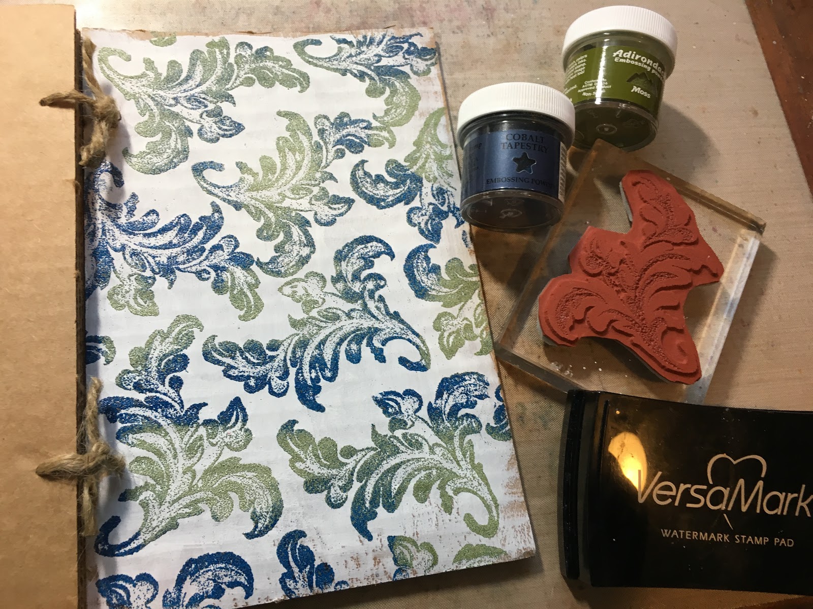 SewPaperPaint Junk Journal Embossing Techniques Tutorial