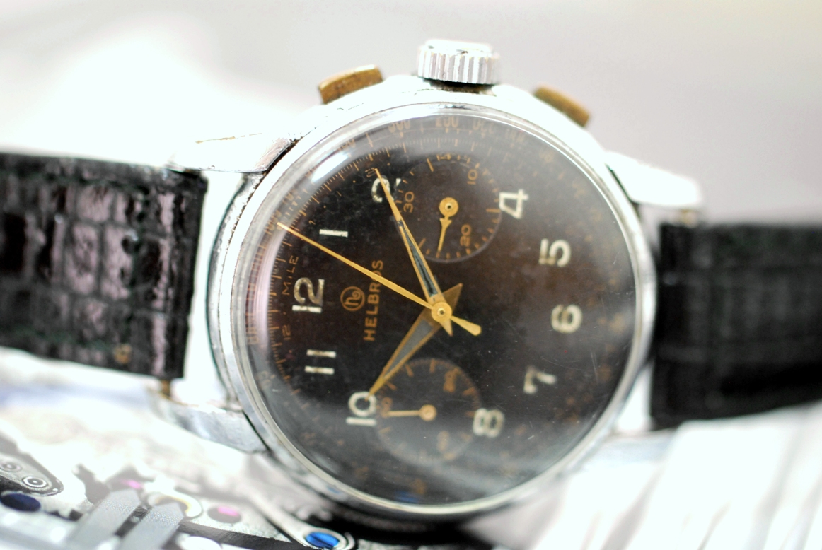 Mouvement De Montre Helbros EE8 Vintage - Pour Pièces Ou Réparation - Occasion