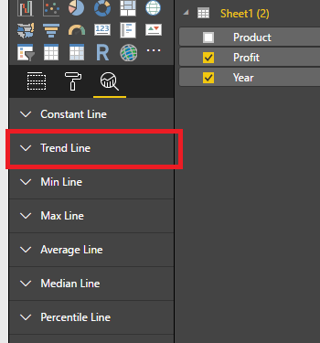How to Add a Trend Line in Power BI Chart