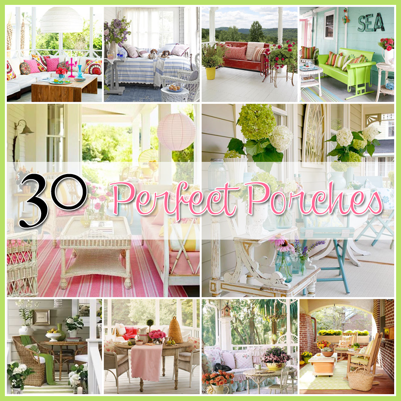 30 Perfect Porches | Porch Decor Inspiration 