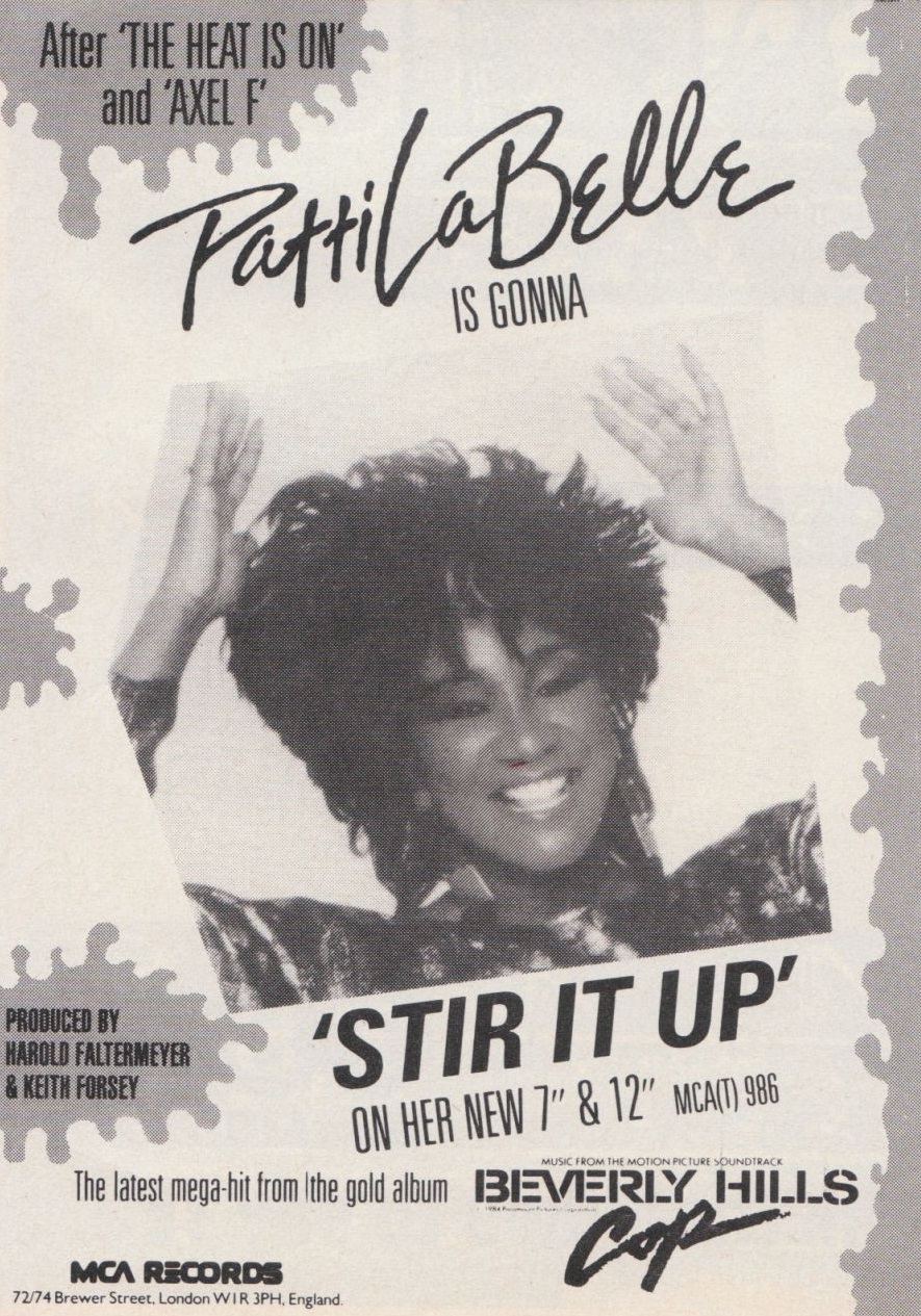 Top Of The Pop Culture 80s Patti Labelle Stir It Up 1985