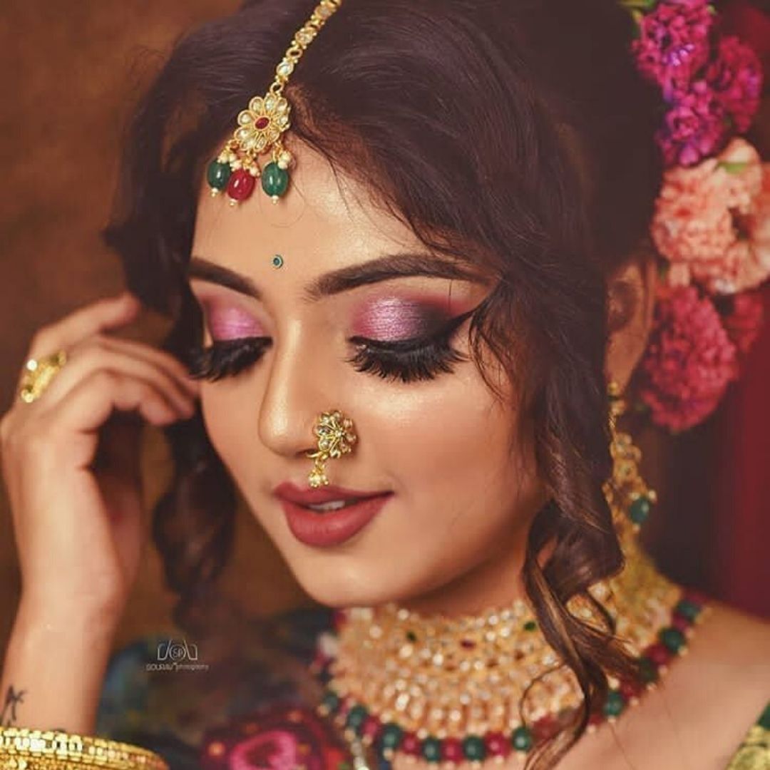 Top 20 Trendy Indian Bridal Makeup Images Makeup Artist In Delhi