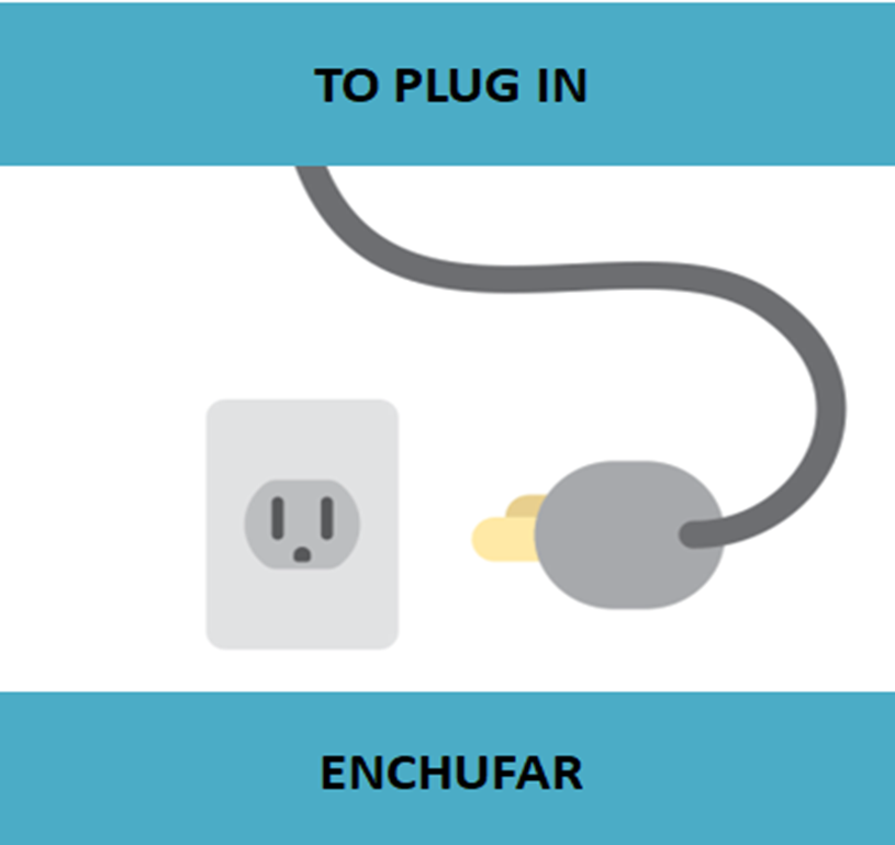 El Clemente Inglés MIÉRCOLES PHRASAL VERBS ("To plug in”)