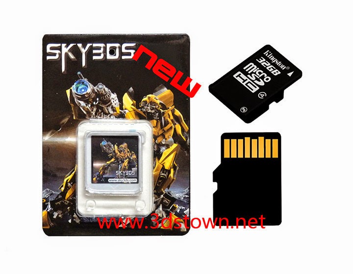 SKY3DS+32GB Kingston Micro SD