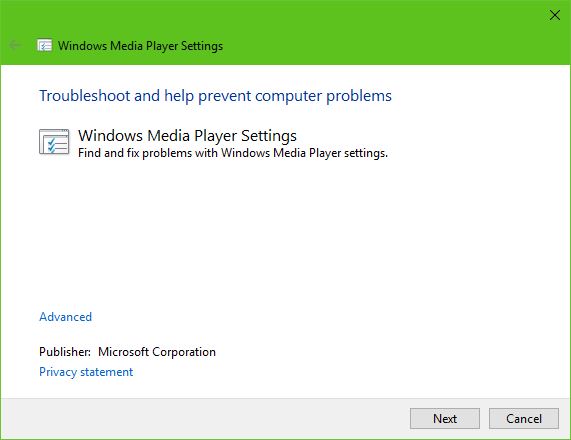 Windows Media Player ไม่เล่น Music Playlist