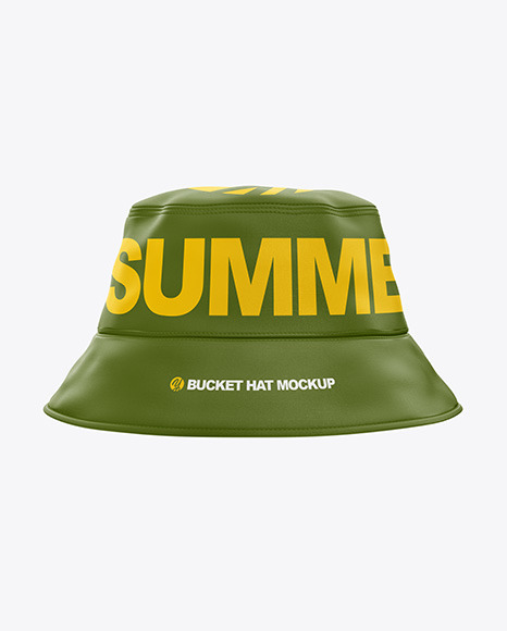 Download Free Bucket Hat Mockup Front View PSD Mockups.
