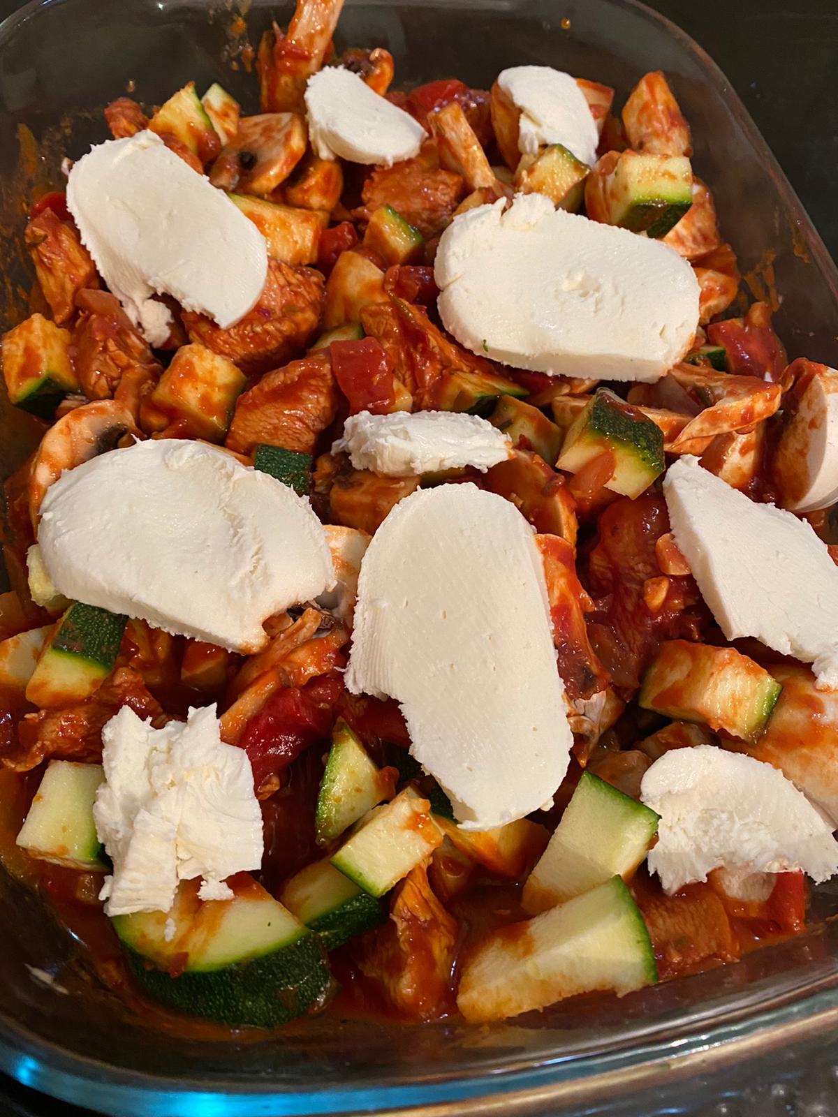 Bistro Becs and Family Chicken Arrabiata Bake