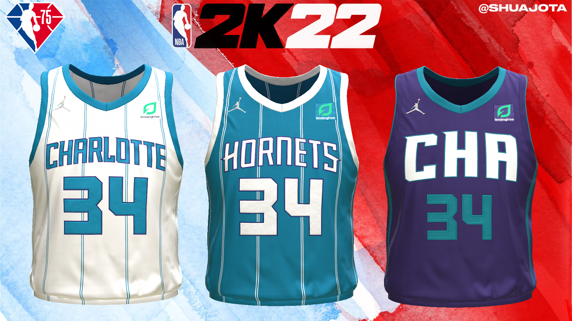 NBA 2K21 HOW TO MAKE 2020-2021 Charlotte Hornets Jerseys Tutorial 
