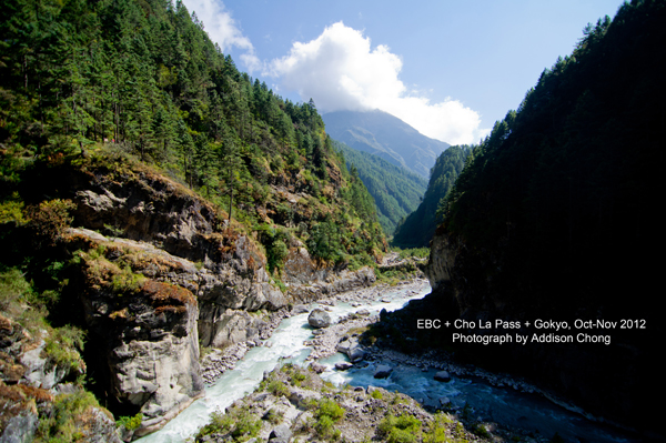 Bhote Kosi and Imja Khola