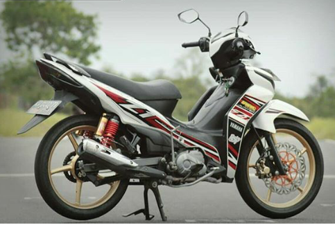 Modifikasi Jupiter Z1 Warna Putih Paling Keren Tan Terbaik Tahun Ini