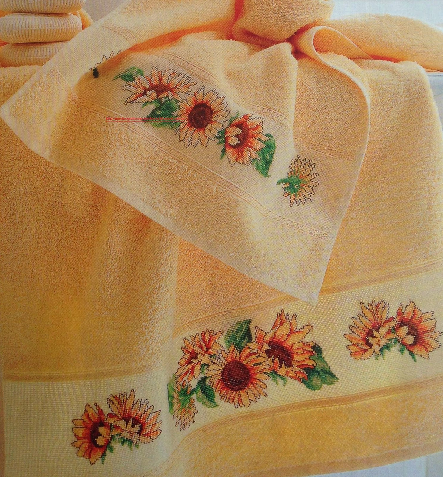 GRAFICOS PUNTO DE CRUZ GRATIS : TOALLAS,PAÑOS COCINA(41)