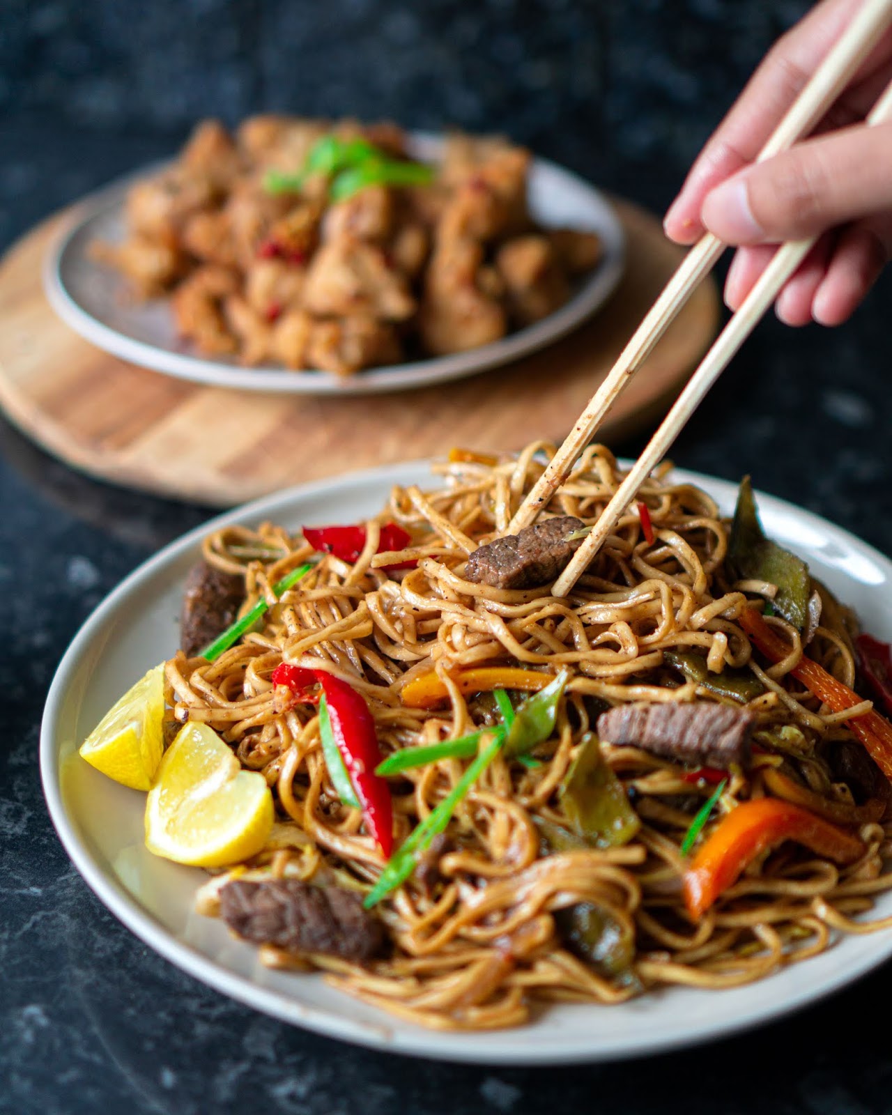Chinese Beef Chow Mein Recipe | Hungry for Goodies | Hungry for Goodies