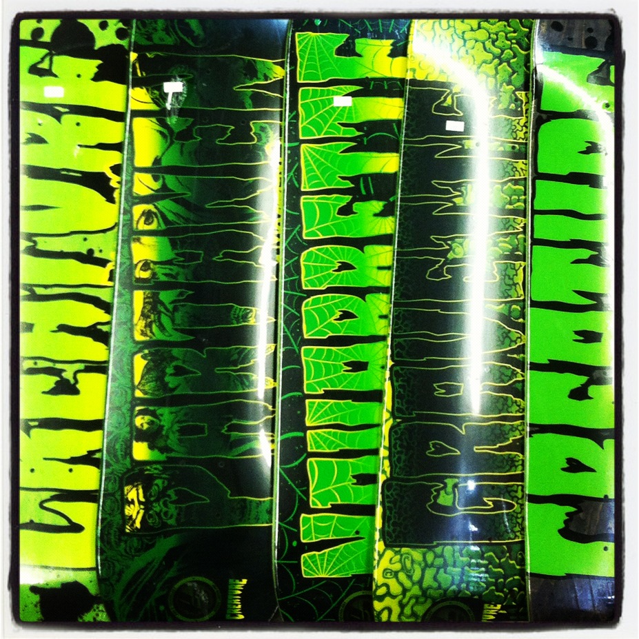 RISE SKATEBOARD SHOP 4/13/12 RESTOCKED CREATURE BOARDS!