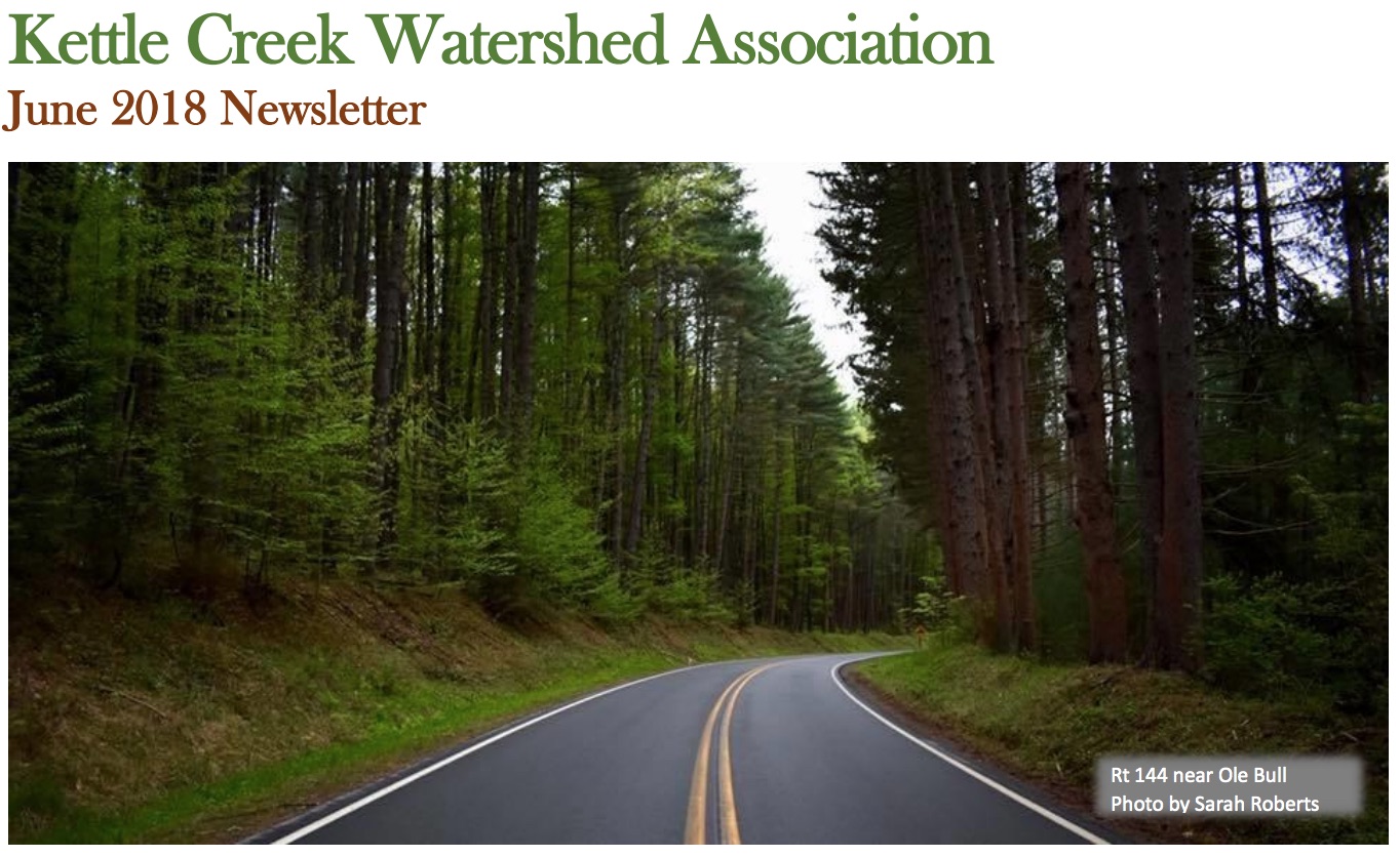 PA Environment Digest Blog June Newsletter From Kettle Creek Watershed