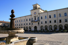 The Municipio - local authority building - in Cervia, the town on the Adriatic coast where Graziani coached