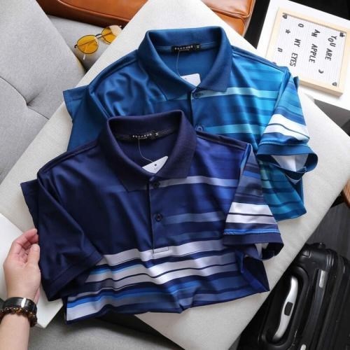 Áo Thun Nam Cổ Trụ Áo Phông Nam Cổ Bẻ Polo Pegasus Effect Xuất Khẩu Hàng Đẹp