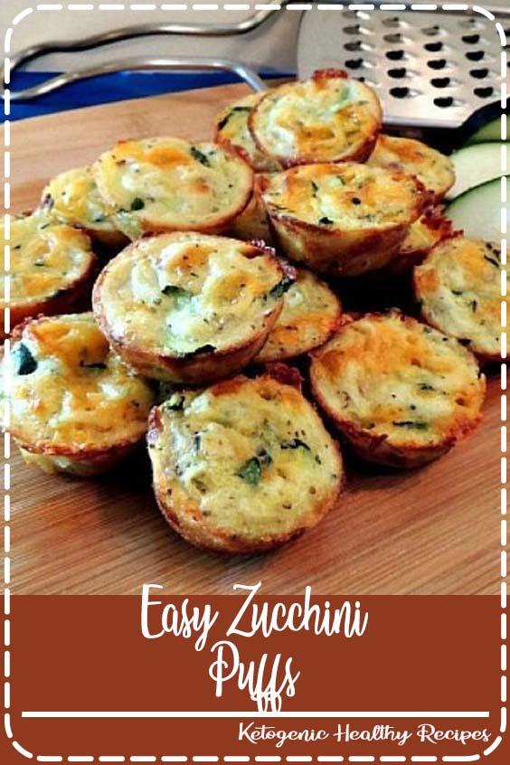 Easy Zucchini Puffs - Catrina Food