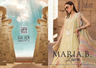 Fair Lady Maria b Lawn Pakistani Suits catalogue