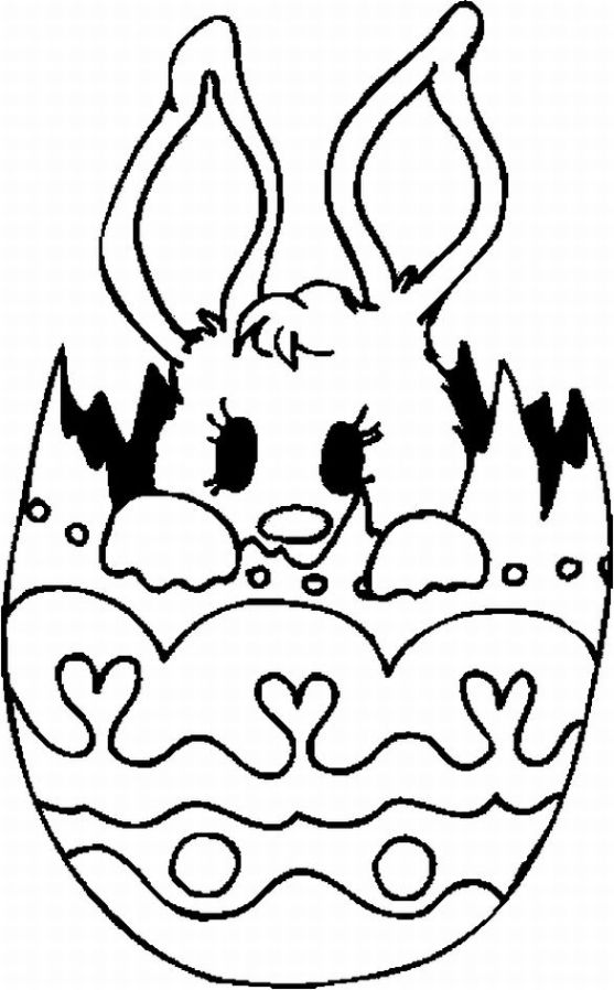 13 Cute Easter Coloring Pages