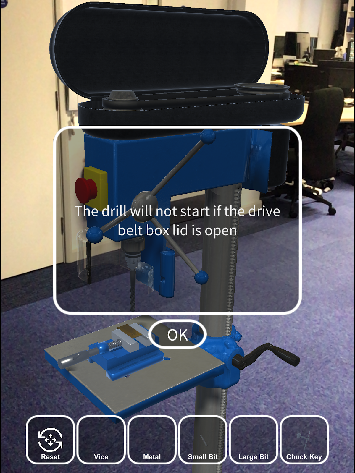 Nicky Rhodes Risk Assessment AR Pedestal Drill and VR Kitchen